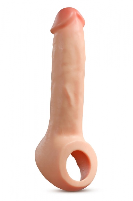 Телесная насадка-удлинитель Thrive 8.75 Inch Realistic Penis Extender Sleeve - 22,2 см. - Blush Novelties - в Магнитогорске купить с доставкой