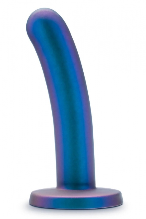 Синяя насадка с гладкой поверхностью Surrender 5.75 Inch Intermediate Pegging Dildo - 14,6 см. - Blush Novelties - купить с доставкой в Магнитогорске