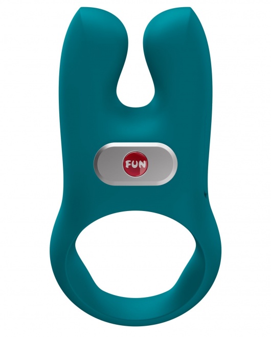 Зеленое эрекционное виброкольцо Nos - Fun Factory - в Магнитогорске купить с доставкой