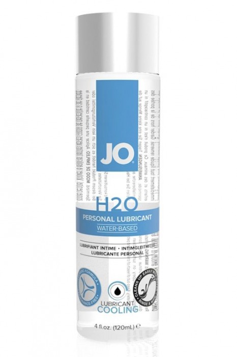 Охлаждающий лубрикант на водной основе JO Personal Lubricant H2O COOLING - 120 мл. - System JO - купить с доставкой в Магнитогорске