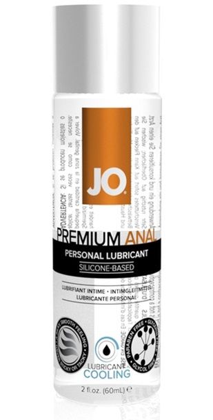 Анальный охлаждающий лубрикант на силиконовой основе JO PREMIUM ANAL COOLING - 60 мл. - System JO - купить с доставкой в Магнитогорске