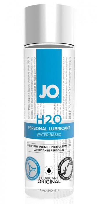 Нейтральный лубрикант на водной основе JO Personal Lubricant H2O - 240 мл. - System JO - купить с доставкой в Магнитогорске