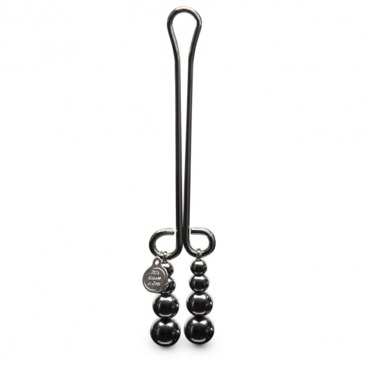 Зажим для клитора с бусинами Just Sensation Beaded Clitoral Clamp - Fifty Shades of Grey - купить с доставкой в Магнитогорске