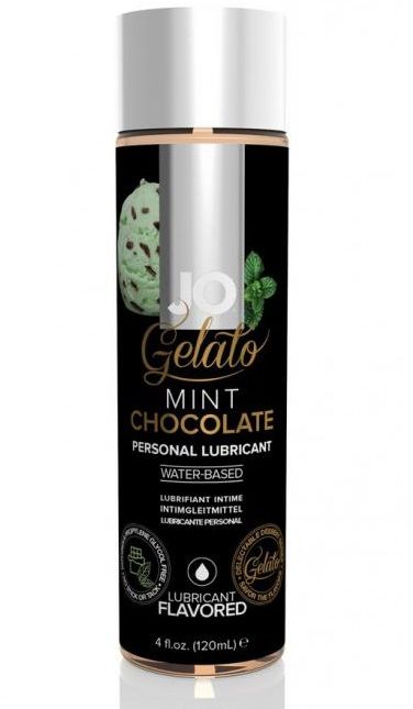 Лубрикант с ароматом мятного шоколада JO GELATO MINT CHOCOLATE - 120 мл. - System JO - купить с доставкой в Магнитогорске