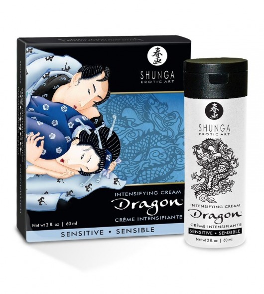 Интимный мужской крем SHUNGA DRAGON SENSITIVE - 60 мл. - Shunga - купить с доставкой в Магнитогорске