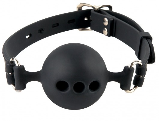 Силиконовый кляп-шар с отверстиями для дыхания Silicone Breathable Ball Gag Small - Pipedream - купить с доставкой в Магнитогорске