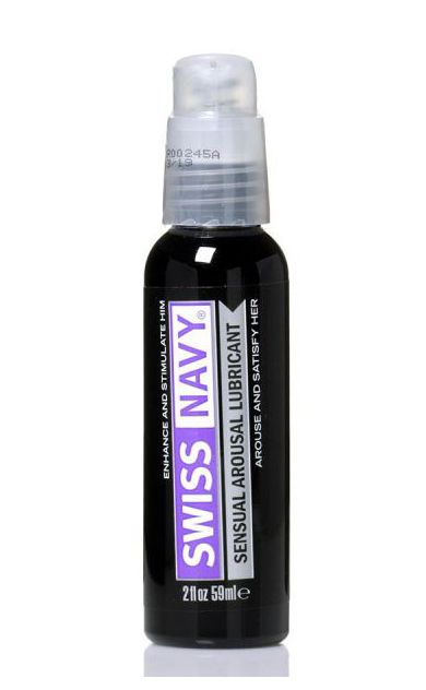 Возбуждающий гель-лубрикант на водной основе Sensual Arousal Lubricant - 59 мл. - Swiss navy - купить с доставкой в Магнитогорске