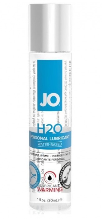 Возбуждающий лубрикант на водной основе JO Personal Lubricant H2O Warming - 30 мл. - System JO - купить с доставкой в Магнитогорске