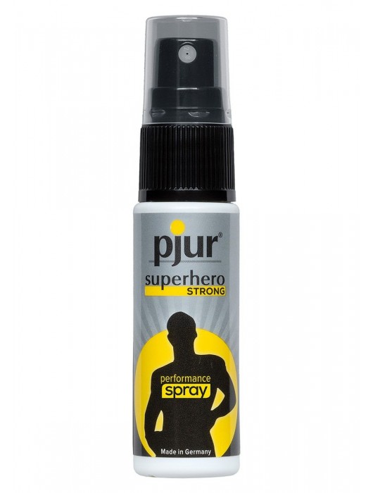 Спрей-пролонгатор длительного действия pjur SUPERHERO Strong Spray - 20 мл. - Pjur - купить с доставкой в Магнитогорске
