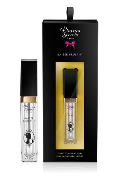 Стимулирующий блеск для губ Baiser Brulant Gloss Plaisirs Secrets - 7 мл. - Plaisir Secret - купить с доставкой в Магнитогорске