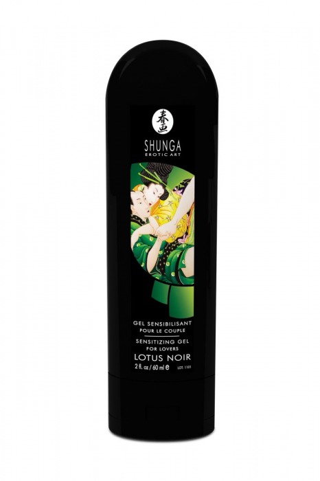 Интимный гель для пар, усиливающий наслаждение, Lotus Noir - 60 мл. - Shunga - купить с доставкой в Магнитогорске