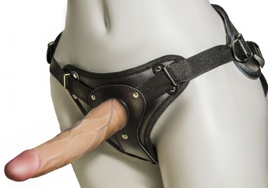 Женский страпон с вагинальной пробкой Woman Strap - 18 см. - LOVETOY (А-Полимер) - купить с доставкой в Магнитогорске