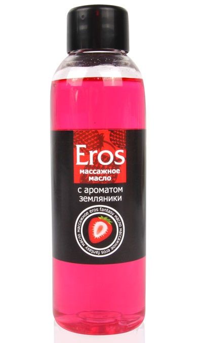 Массажное масло Eros fantasy с ароматом земляники - 75 мл. - Биоритм - купить с доставкой в Магнитогорске