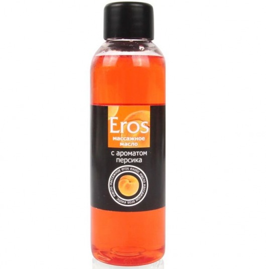 Массажное масло Eros exotic с ароматом персика - 75 мл. - Биоритм - купить с доставкой в Магнитогорске