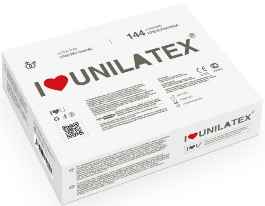 Ультратонкие презервативы Unilatex Ultra Thin - 144 шт. - Unilatex - купить с доставкой в Магнитогорске