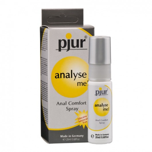 Обезболивающий анальный спрей pjur ANALYSE ME - 20 мл. - Pjur - купить с доставкой в Магнитогорске