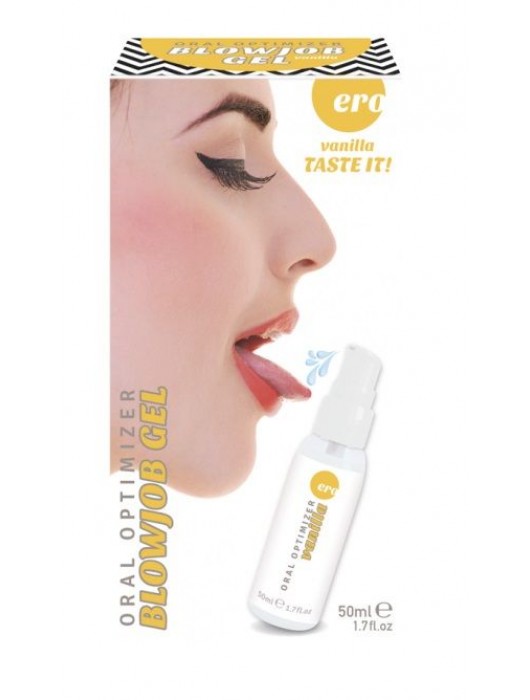 Увлажняющий гель для орального секса с ароматом ванили - 50 мл. - Ero - купить с доставкой в Магнитогорске