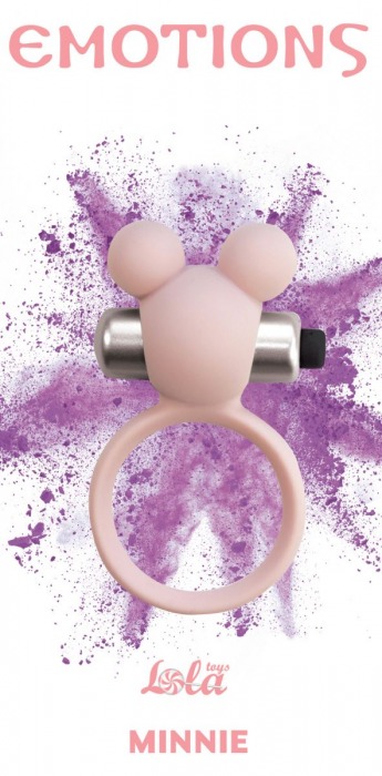 Розовое эрекционное виброколечко Emotions Minnie Light pink - Lola Games - в Магнитогорске купить с доставкой