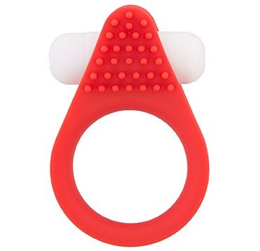 Красное эрекционное кольцо LIT-UP SILICONE STIMU RING 1 RED - Dream Toys - в Магнитогорске купить с доставкой