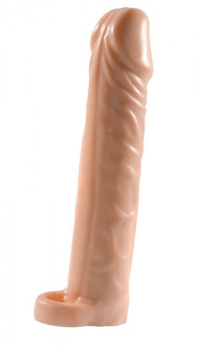 Телесная насадка-удлинитель Extension sleeve с подхватом - 17 см. - Sitabella - в Магнитогорске купить с доставкой