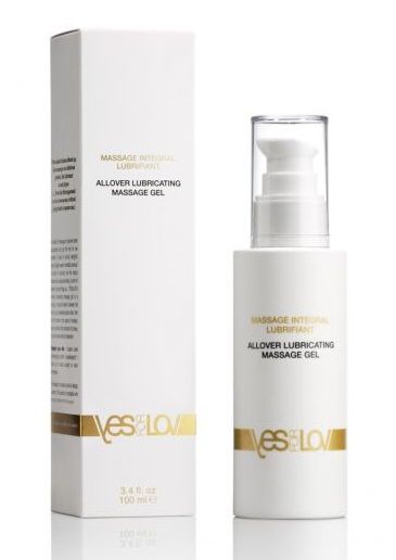 Массажный гель-смазка на силиконовой основе Allover Massage Gel - 100 мл. - YESforLOV - купить с доставкой в Магнитогорске
