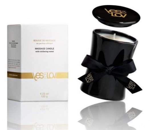 Массажная свеча Titillating Massage Candle - 120 мл. - YESforLOV - купить с доставкой в Магнитогорске