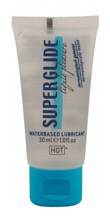 Гель-смазка на водной основе для чувствительной кожи Superglide - 30 мл. - HOT - купить с доставкой в Магнитогорске
