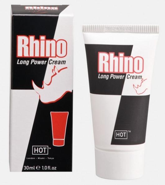 Крем-пролонгатор для мужчин Rhino - 30 мл. - HOT - купить с доставкой в Магнитогорске