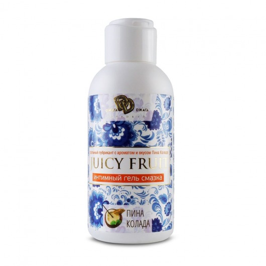 Интимный гель на водной основе JUICY FRUIT с ароматом пина колада - 100 мл. - БиоМед - купить с доставкой в Магнитогорске