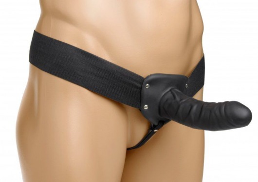 Полый страпон Erection Assist - 15,2 см. - XR Brands - купить с доставкой в Магнитогорске