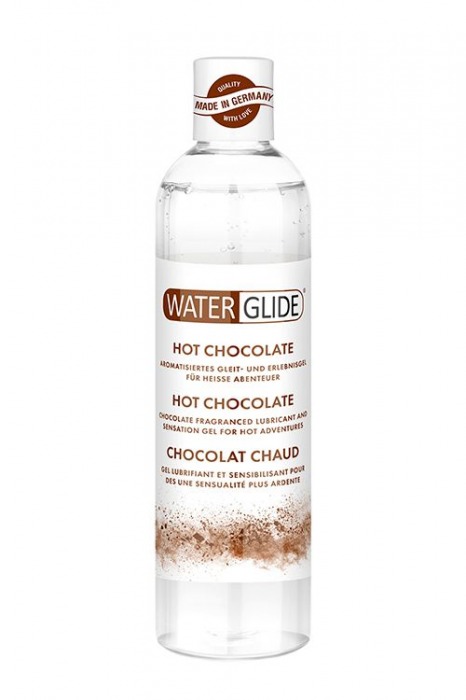 Лубрикант на водной основе с ароматом шоколада HOT CHOCOLATE - 300 мл. - Waterglide - купить с доставкой в Магнитогорске