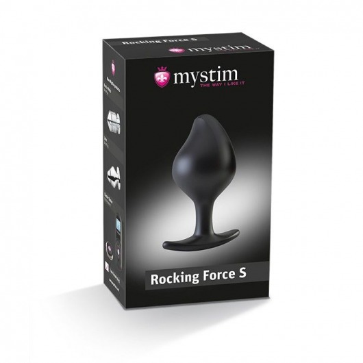 Анальная пробка Rocking Force S для электростимуляции - 9,5 см. - MyStim - купить с доставкой в Магнитогорске