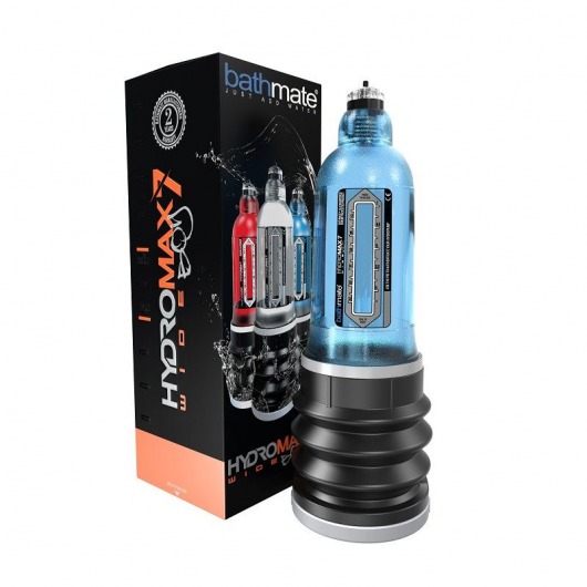 Синяя гидропомпа HydroMAX7 Wide Boy - Bathmate - в Магнитогорске купить с доставкой