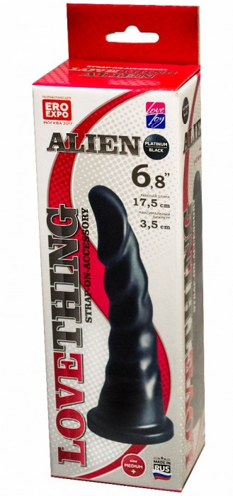 Насадка для трусиков харнесс Alien - 17,5 см. - LOVETOY (А-Полимер) - купить с доставкой в Магнитогорске