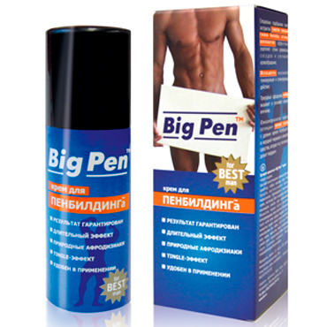 Крем Big Pen для увеличения полового члена - 50 гр. - Биоритм - в Магнитогорске купить с доставкой