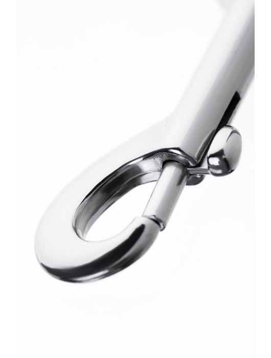 Серебристый двухсторонний карабин TOYFA Metal - ToyFa - купить с доставкой в Магнитогорске