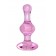 Розовая фигурная анальная втулка - 9,8 см. - Sexus в Магнитогорске Розовая фигурная анальная втулка - 9,8 см. - Sexus