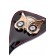 Чёрный стек с совой на кожаном наконечнике - 24 см. - ToyFa - купить с доставкой в Магнитогорске