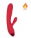 Красный вибратор-кролик с пульсацией и нагревом Irene - 21 см. - Woma купить в Магнитогорске с доставкой в Orgasmix.ru Красный вибратор-кролик с пульсацией и нагревом Irene - 21 см. - Woma