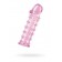Гелевая розовая насадка на фаллос с шипами - 12 см. - Toyfa Basic - в Магнитогорске купить с доставкой Гелевая розовая насадка на фаллос с шипами - 12 см. - Toyfa Basic - в Магнитогорске купить с доставкой