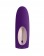 Фиолетовый вибратор для пар Partner Plus Remote с пультом ДУ - Satisfyer